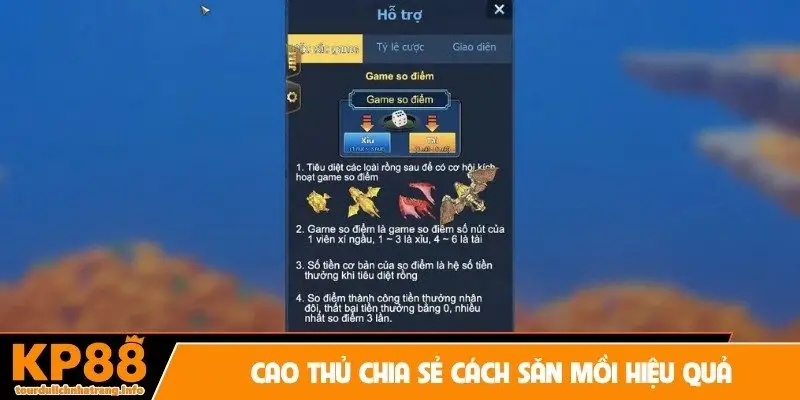 Cao thủ chia sẻ cách săn mồi hiệu quả