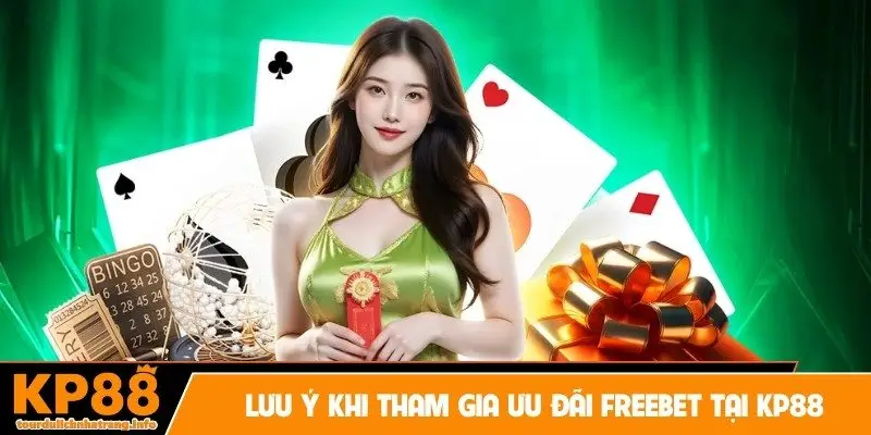 Lưu ý khi tham gia ưu đãi freebet tại KP88