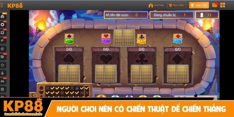 Người chơi nên có chiến thuật đánh để chiến thắng
