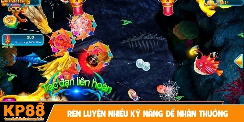 Rèn luyện nhiều kỹ năng săn boss để nhận thưởng